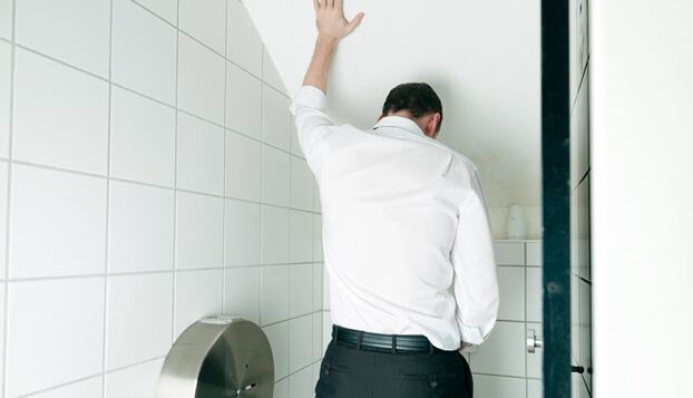 Wasserlassen und Ausfluss aus dem Penis